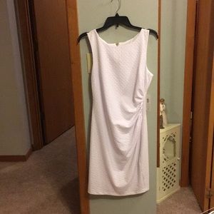 White cocktail dress